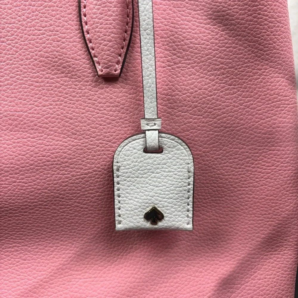 Kate Spade Blush Pink Eva Satchel Bag Shoulder bag Crossbody Vacation - Picture 6 of 9